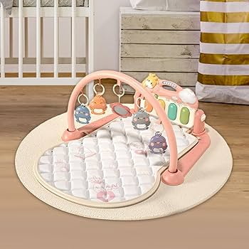 Amazon.co.jp: PEWETE ベビージム プレイマット プレイジム
